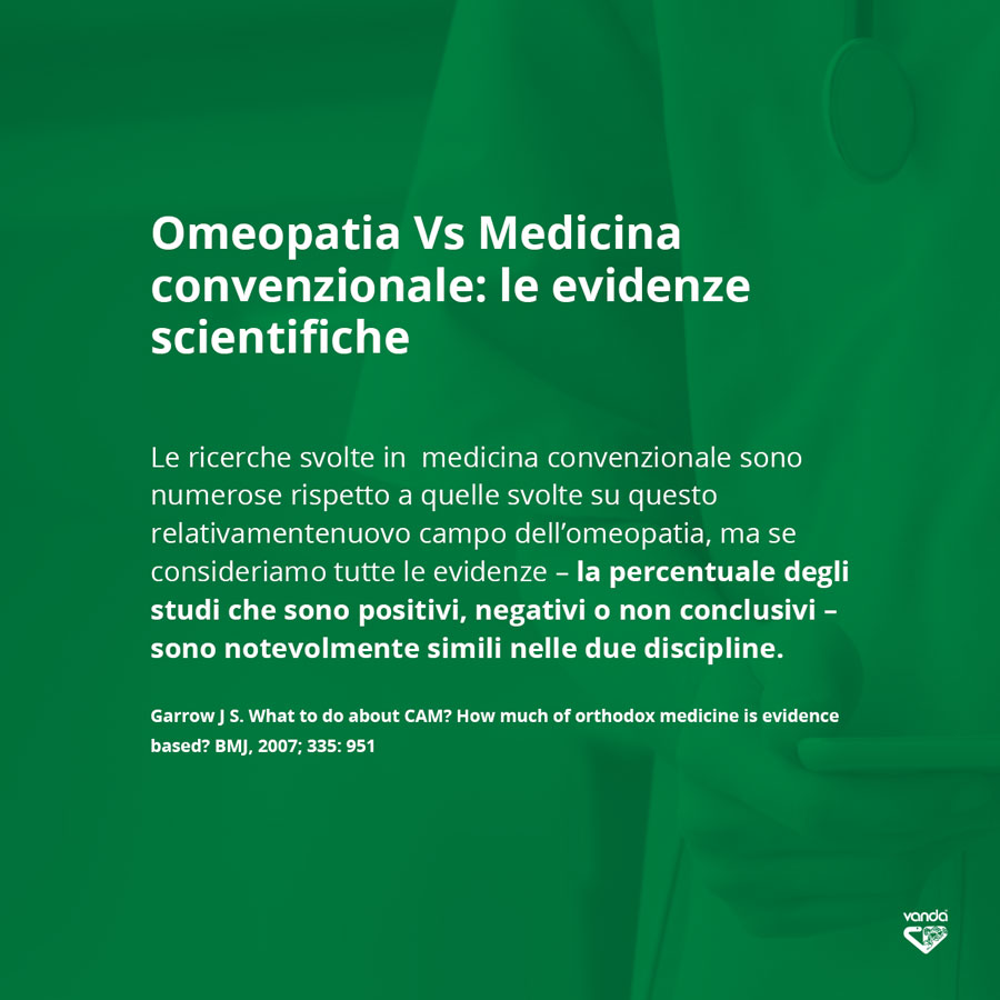 Confronto tra Omeopatia e Medicina convenzionale sulle evidenze scientifiche