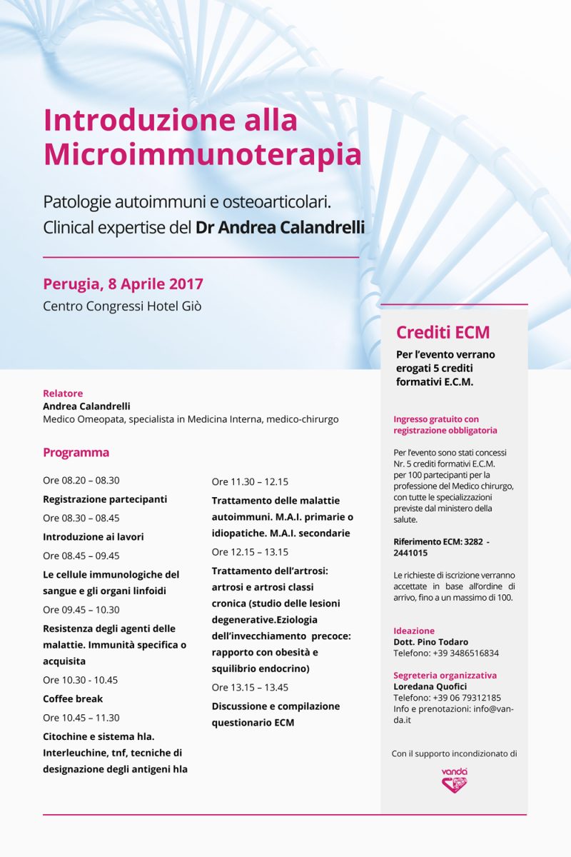 microimmuonoterapia patologia autoimmuni e patologie osteoarticolari