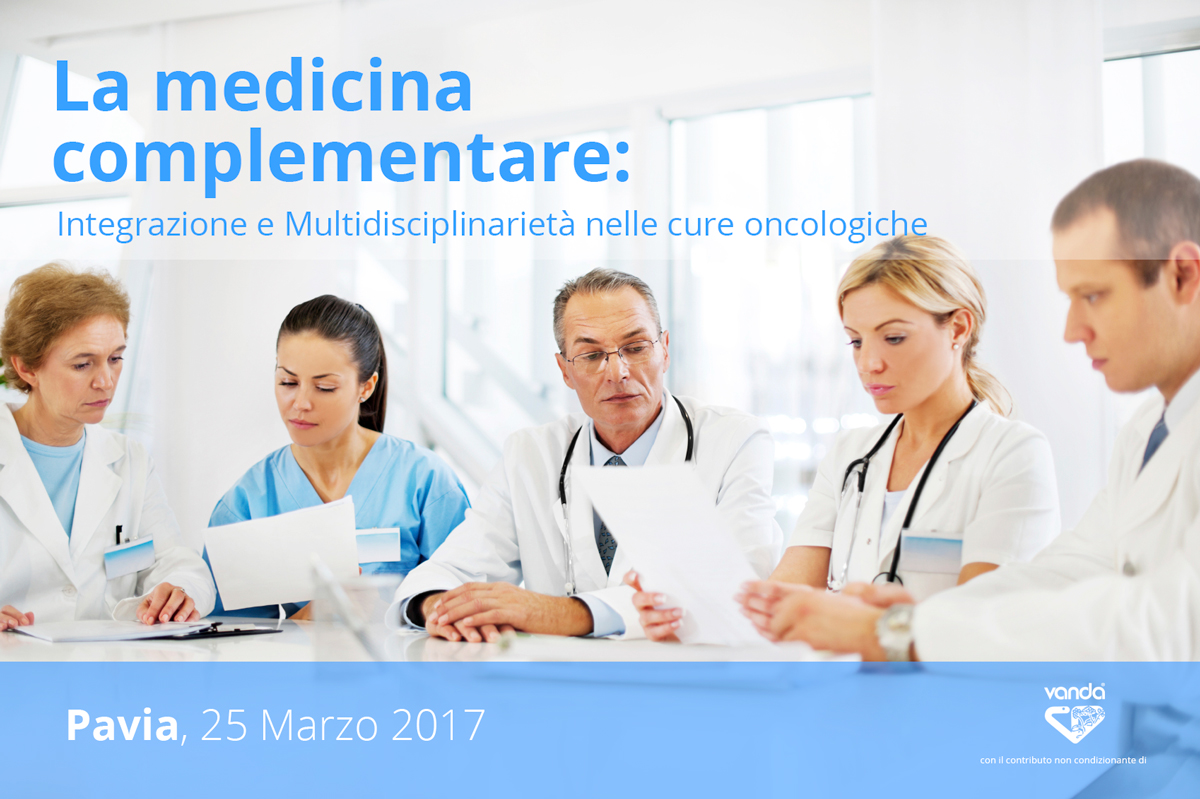 medicina integrata nel trattamento dei tumori. seminario a pavia. sponsor vanda omeopatici