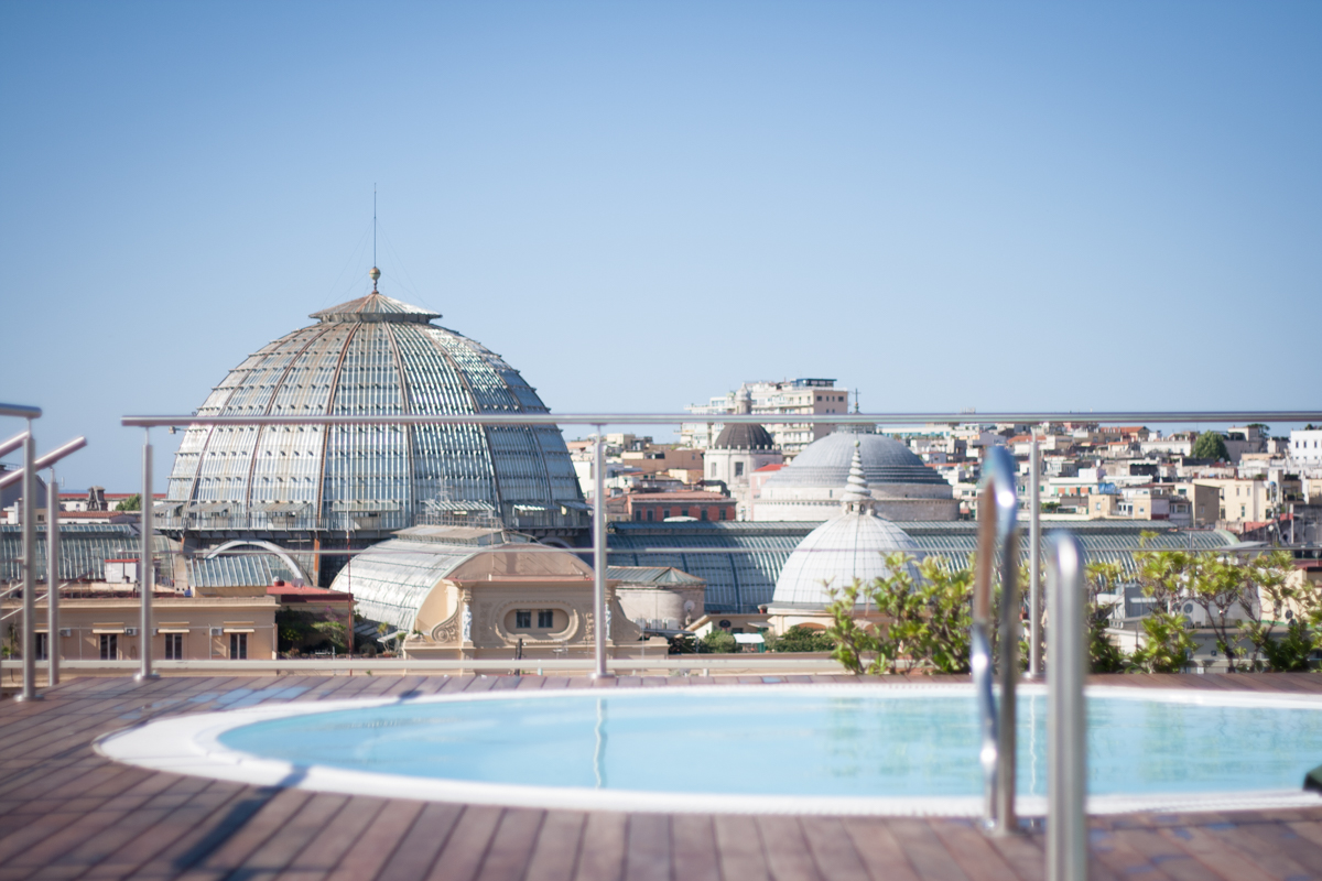 la terrazza dell'hotel mediterraneo