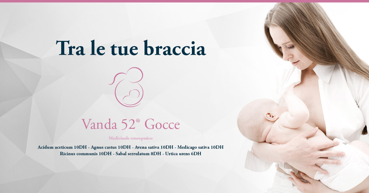 Vanda52 gocce rimedio omeopatico per l'allattamento