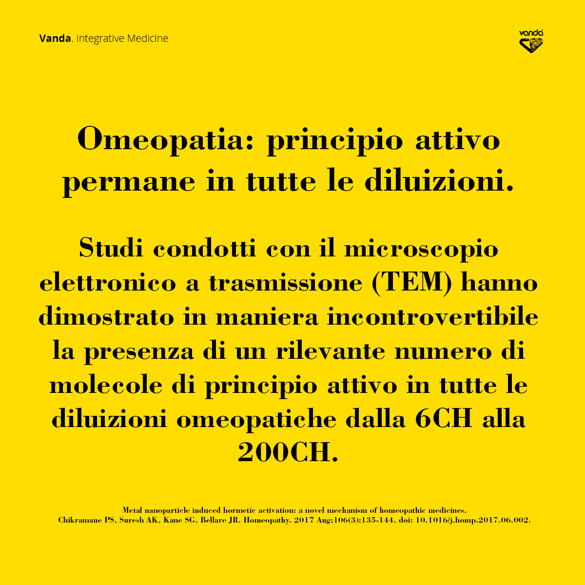 studio sul meccanismo di azione del medicinale omeopatico fatto con il microscopio elettronico