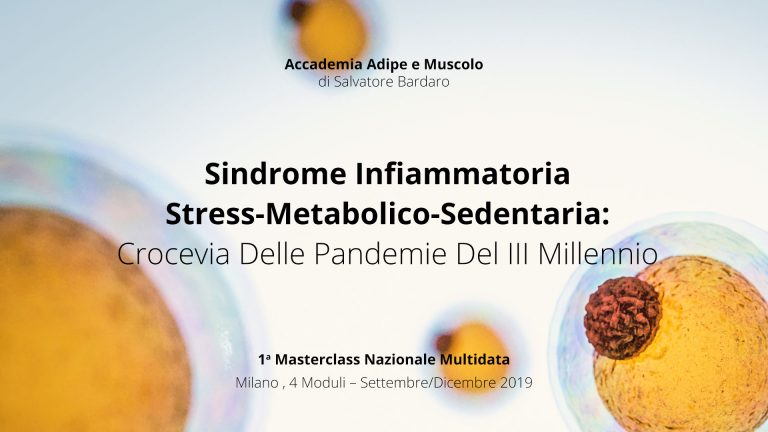 Milano, 4 date: Sindrome Infiammatoria Stress-Metabolico-Sedentaria: Crocevia Delle Pandemie Del III Millennio