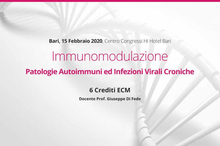 Bari, 15 Febbraio 2020: Immunomodulazione Patologie Autoimmuni ed Infezioni Virali Croniche