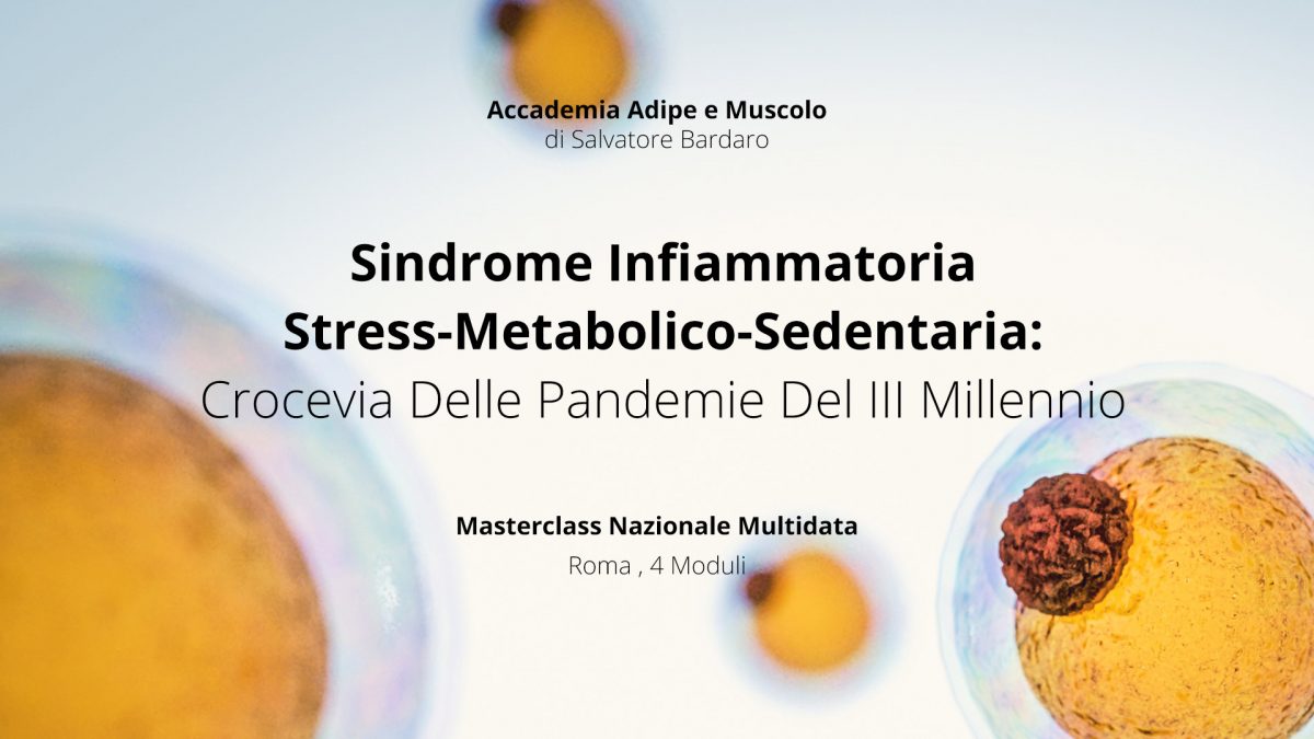 Roma, 4 date: Sindrome Infiammatoria Stress-Metabolico-Sedentaria: Crocevia Delle Pandemie Del III Millennio