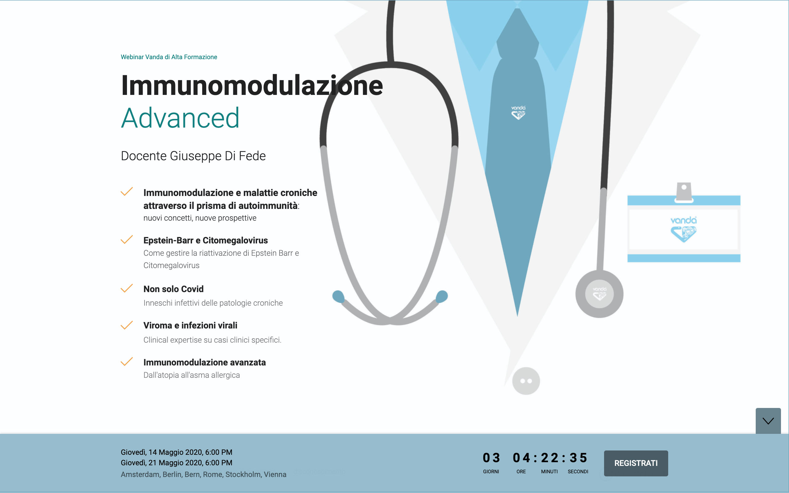 Immunomodulazione Advanced. Immunomodulazione e malattie croniche attraverso il prisma dell’ autoimmunità