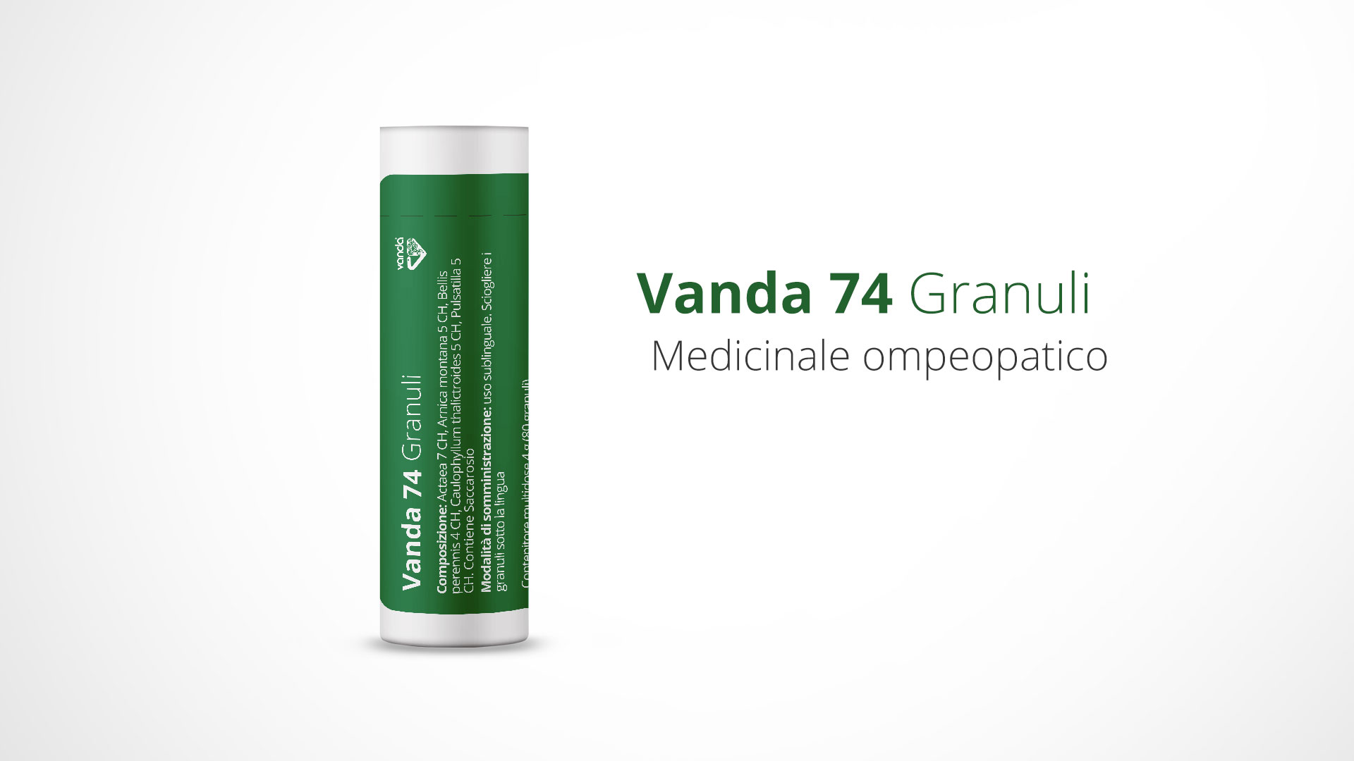 Vanda 74 Granuli. Medicinale omeopatico