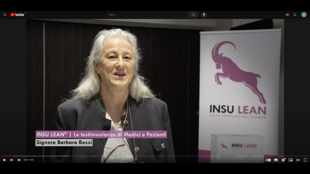 INSU LEAN Opinioni e Testimonianze: Barbara Bossi testimonia l'efficacia di INSU LEAN per l'insulino-resistenza