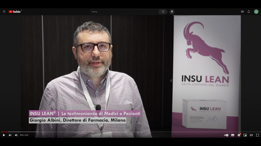 INSU LEAN, l'opinione del direttore di Farmacia Giorgio Albini