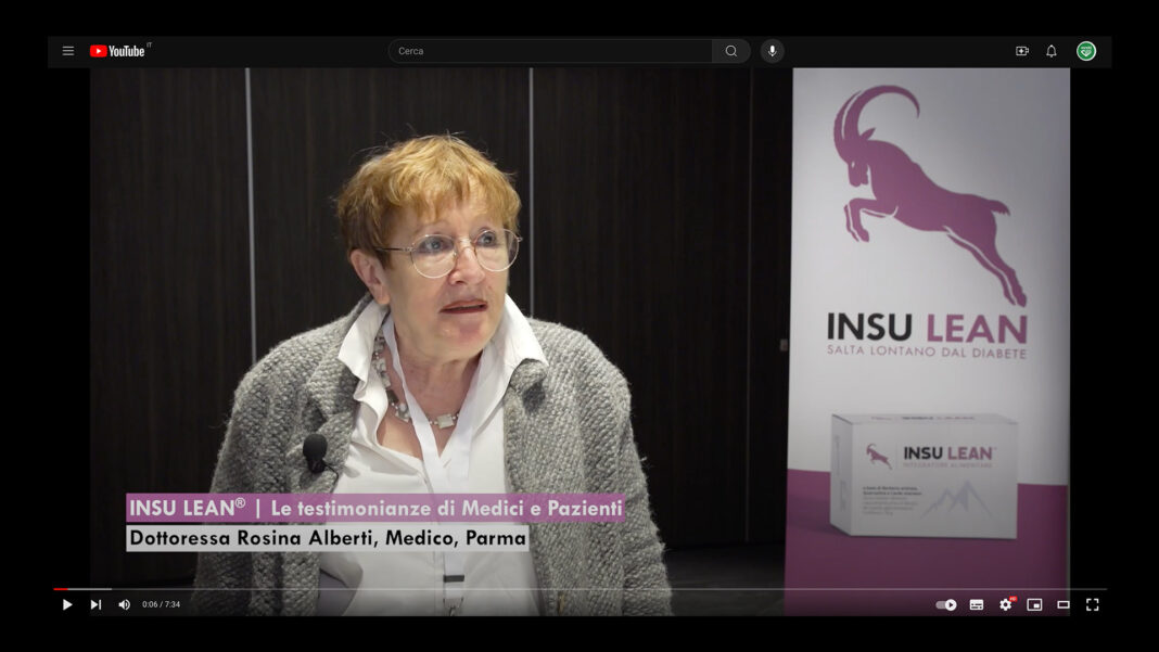 Rosina Alberti risolve l'insulino-resistenza dei pazienti con INSU LEAN